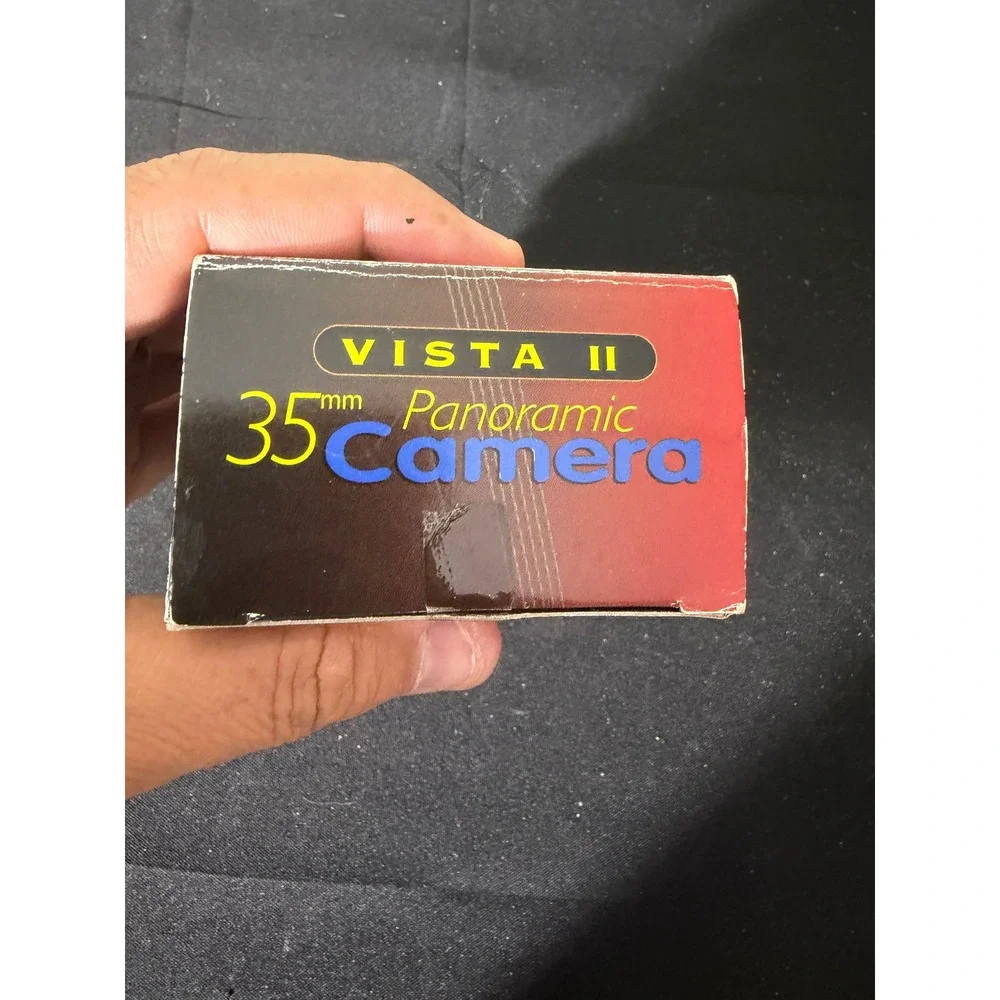 Vista II 35mm Panoramic Camera OS Black New SC 16386 Vintage Film Camera